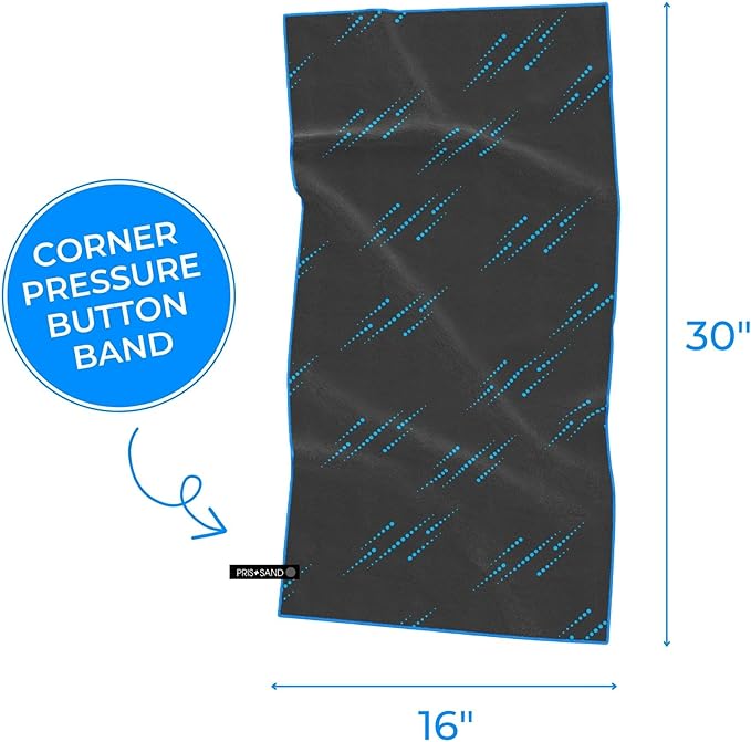 Gym Microfiber Towel Set (16x30 inches) Mix Colors 2 -  5 Pack